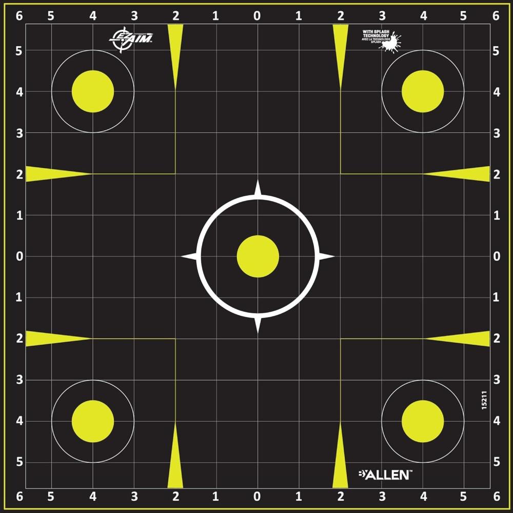 image:imageAC Allen EZ Aim NonAdhesive Splash Shooting Targets12 Pack