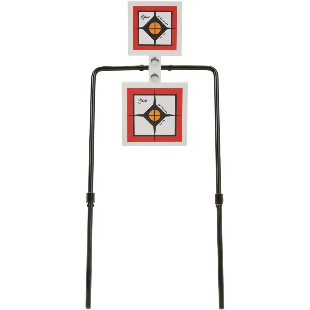 image:imageAllen Company EZAim Hardrock AR500 Shooting Round and Square Metal Spinner TargetsMedium Square