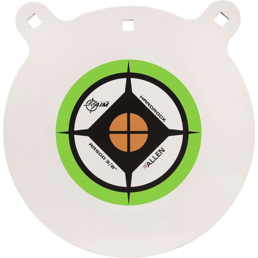 image:imageAllen Company Steel Gong  Thick AR 500 Steel Shooting Target for Outdoor Range Use at 200 YardsGreen 38in Thickness