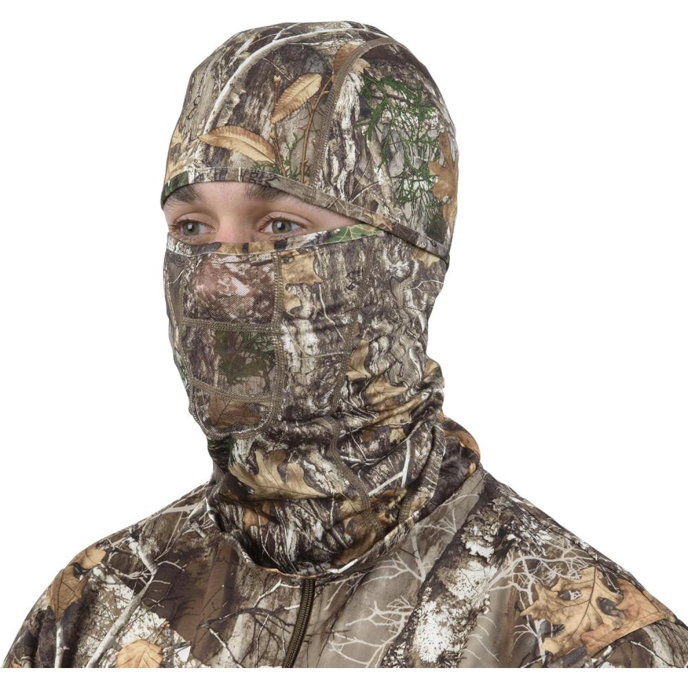 image:imageAllen Company Vanish Stretch Fit Camouflage Balaclava Camo Hunting Face CoverRealtree Edge