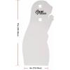 AC Allen Steel Targets – Thick AR 500 Steel Gong Target for Outdoor Range Use at 100 Yards(Prairie Dog)