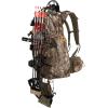 Allen Company Camo Daypack – Hiking, Hunting, Camping Backpack – Camouflage Large Pack with Waist Support – Bow and Rifle Carry System – Overnight Hiking Back Pack – Terrain Crater Daypack: 47L, Green