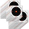 Allen Company EZ Aim Paper 8-inch Bullseye Target, 26-Pack, Black/Orange/White