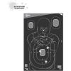 Allen Company EZ Aim Splash Reactive Paper Shooting Targets, Silhouette, 12.5″ W x 18.25″ H, 100-Pack, Black/Gray
