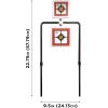 Allen Company EZ-Aim Hardrock AR500 Shooting – Round and Square Metal Spinner Targets(Medium Square)