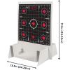 Allen Company Ruger® 10/22® Paper Shooting Target – Splash Splatter Reactive Adhesive Target Kit – Sight-in Square Target – 5 Targets Per Pack(Stand + 3 Targets)