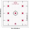 Allen Company Ruger Paper Shooting Targets, 7-Spot Precision Sight-in Grid, 17″ Square, 20-Targets Per Pack