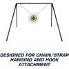Allen Company Steel Gong – Thick AR 500 Steel Shooting Target for Outdoor Range Use at 200 Yards(Green 3/8in Thickness)