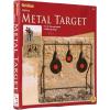 EZ Aim Metallic Triple Spinner Target System, Rimfire .22 Cal. and Air Guns, Shooting Target 12″W x 13″H, Black/Red(Model 2018)