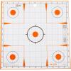 EZ Aim Paper Shooting Targets, 12″ Square Sight-In Grid Targets, 13-Pack, White & Orange – Made in America