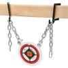EZ Aim Target Hanger by Allen Company – Steel Gong Target Hooks for Shooting Range Practice – Solid Steel Construction – 6″” L x 4″” H – Black(Black)