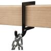 EZ Aim Target Hanger by Allen Company – Steel Gong Target Hooks for Shooting Range Practice – Solid Steel Construction – 6″” L x 4″” H – Black(Black)