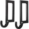 EZ Aim Target Hanger by Allen Company – Steel Gong Target Hooks for Shooting Range Practice – Solid Steel Construction – 6″” L x 4″” H – Black(Black)