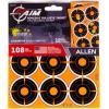 EZ-Aim Adhesive Splash Technology Shooting Targets, Bullseye/Handgun Trainer/Sight-in-Grid/Gun – Rifle – Pistol – Airsoft – BB Gun – Air Rifle(Bullseye Target – 2 inch – 12 Sheets  108 Pieces)