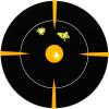 EZ-Aim Adhesive Splash Technology Shooting Targets, Bullseye/Handgun Trainer/Sight-in-Grid/Gun – Rifle – Pistol – Airsoft – BB Gun – Air Rifle(Bullseye Target – 6 inch- 12 Pack)