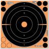 EZ-Aim Adhesive Splash Technology Shooting Targets, Bullseye/Handgun Trainer/Sight-in-Grid/Gun – Rifle – Pistol – Airsoft – BB Gun – Air Rifle(Bullseye Target – 8 inch – 30 Pack)