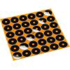 EZ-Aim Adhesive Splash Technology Shooting Targets, Bullseye/Handgun Trainer/Sight-in-Grid/Gun – Rifle – Pistol – Airsoft – BB Gun – Air Rifle(Bullseye Target -1 inch – 12 Sheets  432 Pieces)