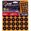 EZ-Aim Adhesive Splash Technology Shooting Targets, Bullseye/Handgun Trainer/Sight-in-Grid/Gun – Rifle – Pistol – Airsoft – BB Gun – Air Rifle(Bullseye Target -1 inch – 12 Sheets  432 Pieces)