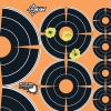 EZ-Aim Adhesive Splash Technology Shooting Targets, Bullseye/Handgun Trainer/Sight-in-Grid/Gun – Rifle – Pistol – Airsoft – BB Gun – Air Rifle(Bullseye Target Variety Pack – 1 inch: 72 Qty  2 inch: 36 Qty   3 inch: 24 Qty)