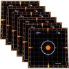 EZ-Aim Adhesive Splash Technology Shooting Targets, Bullseye/Handgun Trainer/Sight-in-Grid/Gun – Rifle – Pistol – Airsoft – BB Gun – Air Rifle(Sight-In Grid Target -8 inch – 6 Pack)