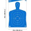EZ-Aim Silhouette Targets for Shooting – Human Body Paper Practice Targets(100 Pack)