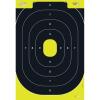 Allen Company EZ Aim Splash® Reactive Paper Shooting Targets, IPSC Silhouette Trainer, 12.5″ W x 18.25″ H, Black/Chartreuse(30-Pack)