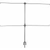 Allen Company EZ-Aim Double Target Metal Stand by Allen, 8 Clips Included, Holds 2 Paper Targets (Not Included), Black(One Size)