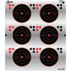 EZ Aim Reflective Adhesive Splash Shooting Target by Allen, Paper Targets – Bullseye, Handgun Trainer, Sight Grid, Human Silhouette, Aiming Dots(Aiming Dots Target  3 inch x 3 inch  6 Dots Per Sheet  6 Sheets Pack)