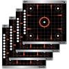 EZ Aim Reflective Adhesive Splash Shooting Target by Allen, Paper Targets – Bullseye, Handgun Trainer, Sight Grid, Human Silhouette, Aiming Dots(Sight Grid Target  12 inch x 12 inch  4 Pack)