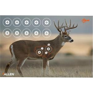 Allen Company EZ Aim Paper Shooting Targets, 4-Color 23″ x 35″ Whitetail Targets, 2-Pack