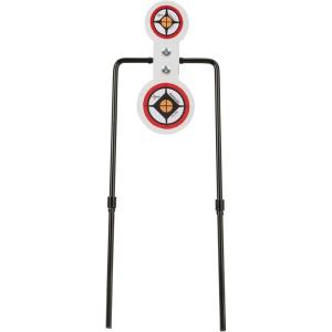 Allen Company EZ-Aim Hardrock AR500 Shooting – Round and Square Metal Spinner Targets(Triple Target Spinner)