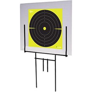 Allen Company EZ-Aim Portable Range Steel Target Stand & Coroplast Board, 16 W x 26.5 H inches, Black