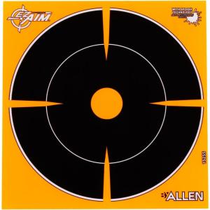 EZ-Aim Adhesive Splash Technology Shooting Targets, Bullseye/Handgun Trainer/Sight-in-Grid/Gun – Rifle – Pistol – Airsoft – BB Gun – Air Rifle(Bullseye Target – 6 inch- 12 Pack)