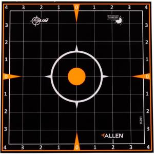 EZ-Aim Adhesive Splash Technology Shooting Targets, Bullseye/Handgun Trainer/Sight-in-Grid/Gun – Rifle – Pistol – Airsoft – BB Gun – Air Rifle(Sight-In Grid Target -8 inch – 6 Pack)