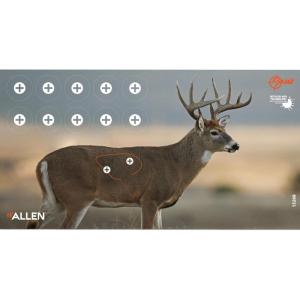 EZ-Aim Non-Adhesive Splash Range Shooting Targets Animal Dear Whitetail Coyote by Allen, Paper Target, 13 x 24 inches – 3 Pack/for Gun – Rifle – Pistol – Airsoft – BB Gun – Air Rifle(Whitetail Target  3 Pack)