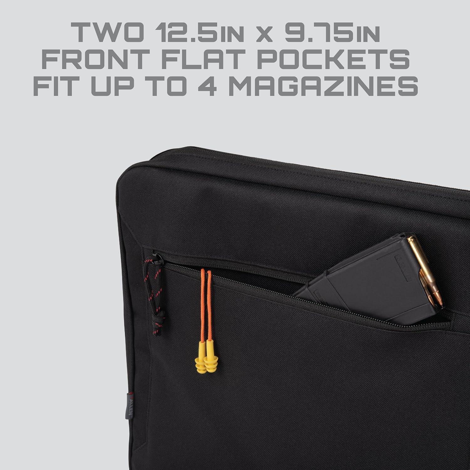 image:imageAllen Company TacSix 38 Lockable Division Tactical Gun Case Black