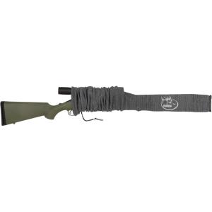 Allen Company Knit Gun Sock for Rifle/Shotguns With or Without Scope – Anti-Rust and Silicone-Treated for Gun Safe, Bag, and Case Storage – Drawstring Closure – 52″ Gray – 3 Pack