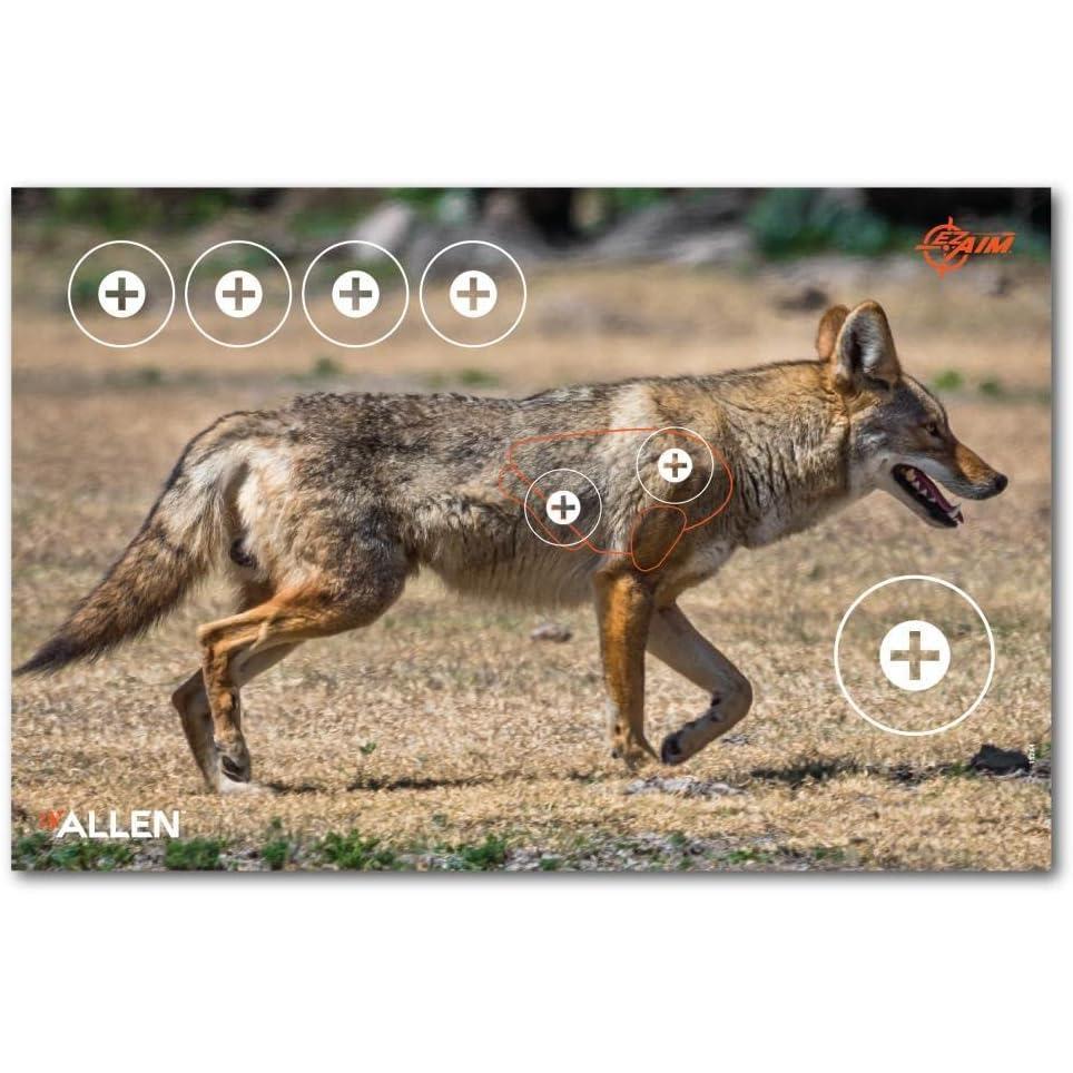 image:imageAllen Company EZ Aim Paper Four Color 25 inch x 35 inch Coyote Target by Allen 2 Pack Multicolor