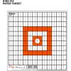 Allen Company Ez-Aim 12 inch x 12 inch Paper Grid Target, 12 Targets per Pack, Orange
