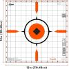 EZ-Aim Paper Targets for Shooting by Allen Company – Sight-In Grid – Gun Range and Shooting Practice Accessories – 23″ x 35″ – 10-Pack – Orange/White