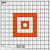 Allen Company Ez-Aim 12 inch x 12 inch Paper Grid Target, 12 Targets per Pack, Orange