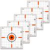 EZ-Aim Paper Targets for Shooting by Allen Company – Sight-In Grid – Gun Range and Shooting Practice Accessories – 23″ x 35″ – 10-Pack – Orange/White