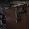 Allen Company 2-Piece Magnet Handgun Holder Set, Holds Guns & Tools, Pistol Magnet Gun Mount Black