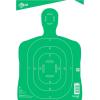 EZ Aim 12″ x 18″ Paper Shooting Targets Silhouette, High Contrast Green Design for Accuracy Training, Pistol Rifle Practice, 10 Pack
