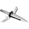 Allen Company Stryke Helios 2 Blade Steel Expandable Broadhead by Allen Company, Swift Terminal Performance, 100 Grain, 1.75 (1 3/4) Inch Cutting Diameter, 3 Pack, Metal
